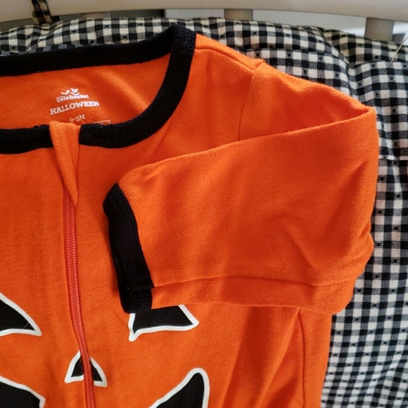 Pumpkin Fall Halloween Baby Outfit - Picture 4 of 8